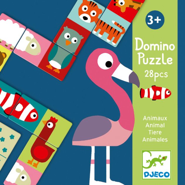 Djeco Domino Testes puzzle - Animo-puzzle