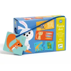   Djeco Párosító puzzle Ki mit eszik? -  Dinner's ready!