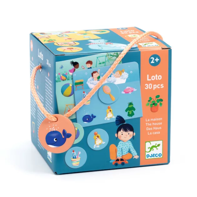 Djeco Társasjáték Házban és ház körül - Loto The house