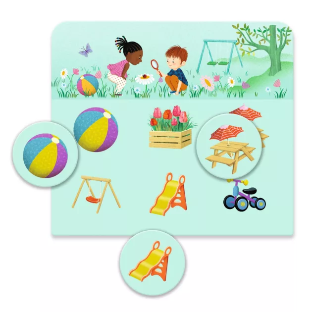 Djeco Társasjáték Házban és ház körül - Loto The house