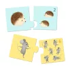 Djeco Párosító puzzle Kié a kölyök 24 db-os - Baby animals