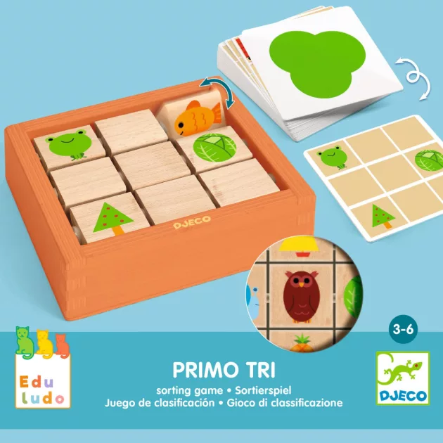 Djeco Fejlesztőjáték Első három - Eduludo Primo Tri