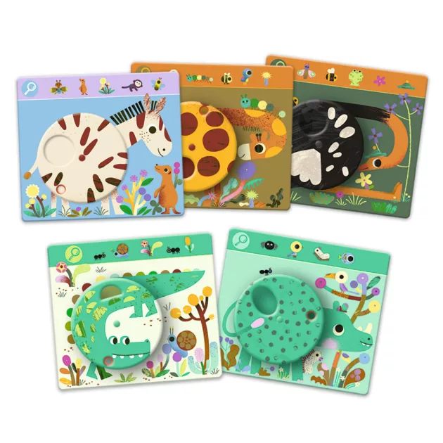 Djeco Fejlesztőjáték megfigyelés Keress és pörgess Szavanna - Eduludo Obs Savana