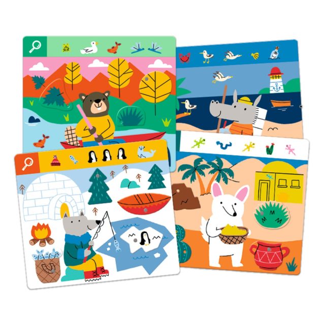 Djeco Fejlesztőjáték megfigyelés Keress és pörgess Kaland - Eduludo Obs Explore