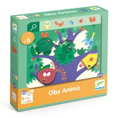   Djeco Fejlesztőjáték megfigyelés Keress és pörgess Állatok - Eduludo Obs Animo