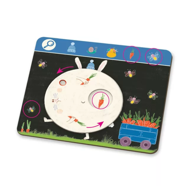 Djeco Fejlesztőjáték megfigyelés Keress és pörgess Tréfás - Eduludo Obs Funny