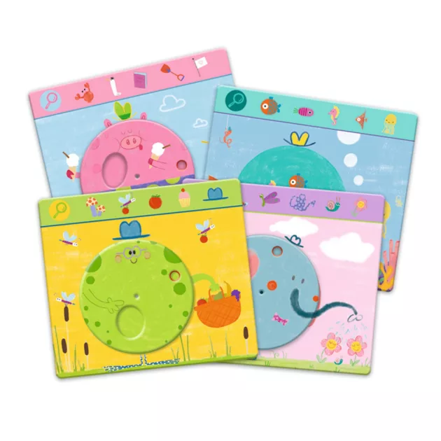 Djeco Fejlesztőjáték megfigyelés Keress és pörgess Tréfás - Eduludo Obs Funny