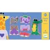 Djeco Trió puzzle Dzsungel hangjai 24 db-os - Jungle melody