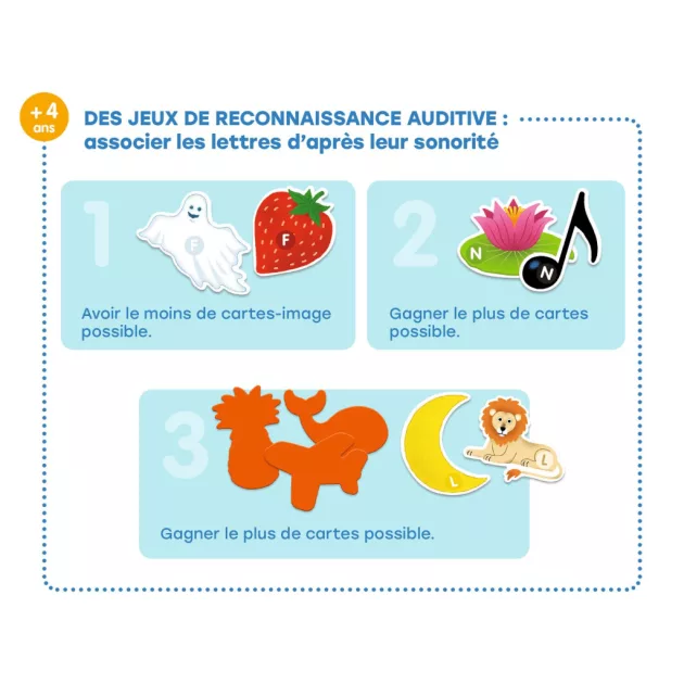 Djeco Fejlesztőjáték Csak Francia nyelvre - Grand coffret Lettres