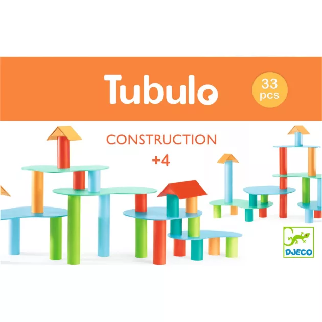 Djeco Építőjáték Csőváz-ház - Tubulo