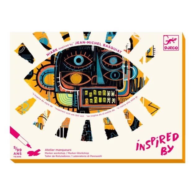 Djeco Művészeti műhely Brooklyn - Inspired by Jean-Michel BASQUIAT