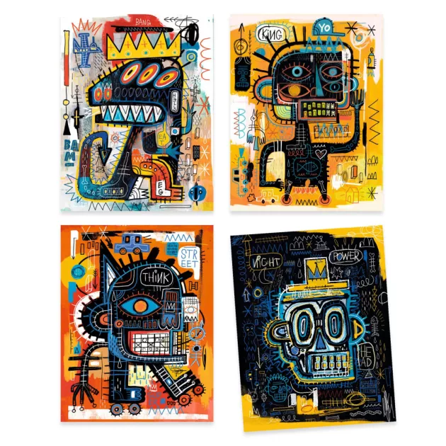 Djeco Művészeti műhely Brooklyn - Inspired by Jean-Michel BASQUIAT