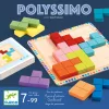 Djeco Logikai játék Tetris négyzetkirakó - Polyssimo