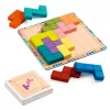 Djeco Logikai játék Tetris négyzetkirakó - Polyssimo
