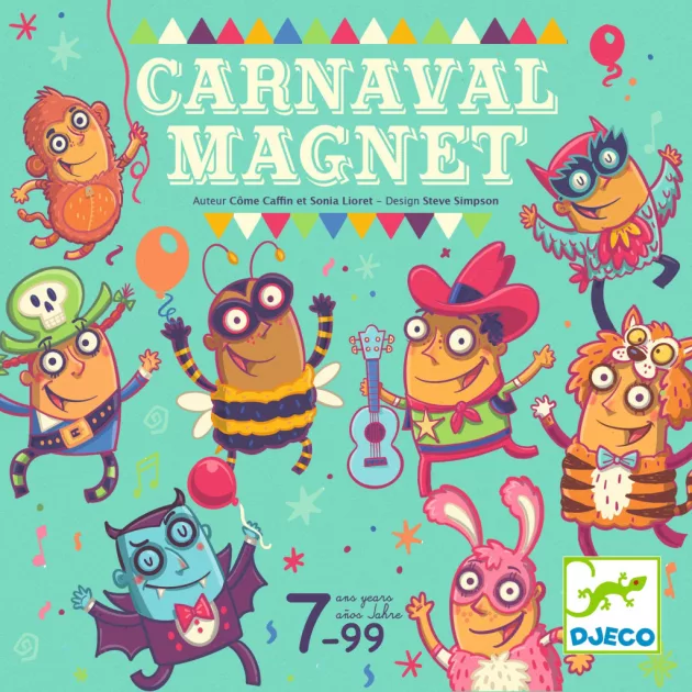 Djeco Társasjáték Vakok karneválja - Carnaval Magnet