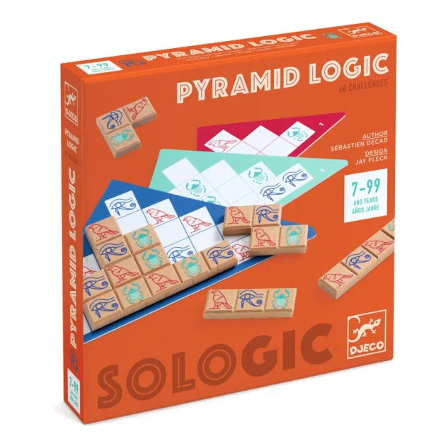 Djeco Logikai játék Piramis - Pyramid Logic