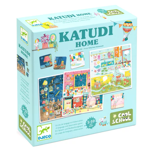 Djeco Társasjáték, Fedél alatt - Katudi Home