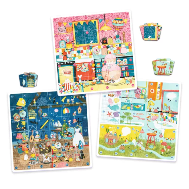 Djeco Társasjáték, Fedél alatt - Katudi Home