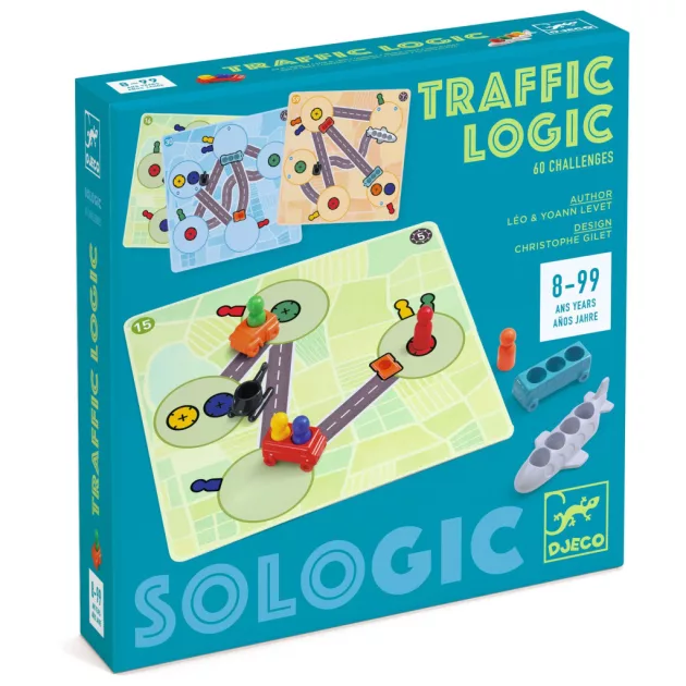 Djeco Logikai játék Közlekedés Logika - Traffic Logic