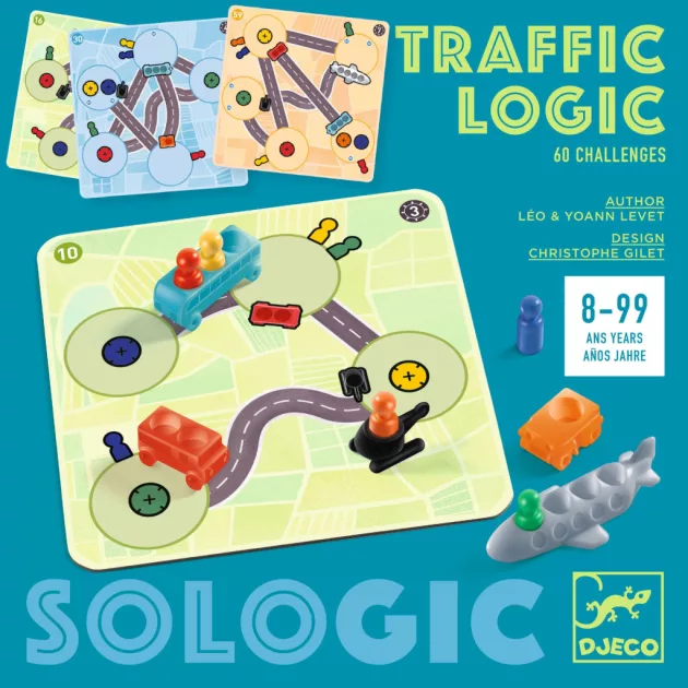 Djeco Logikai játék Közlekedés Logika - Traffic Logic