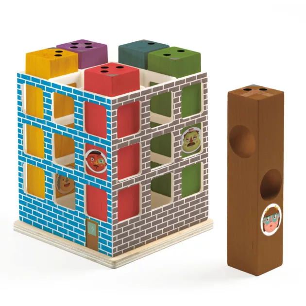 Djeco Logikai játék Kilátó Hotel - Hotelogic