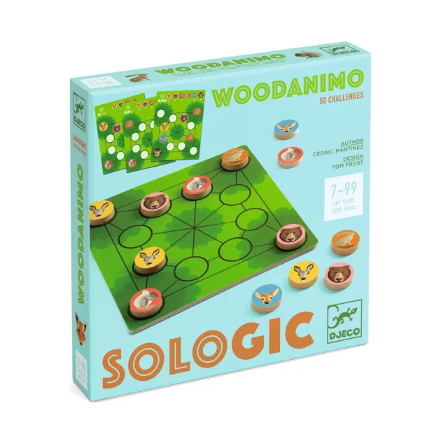 Djeco Logikai játék Szétültetés - Woodanimo