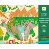 Djeco Design by Művészeti műhely Színező Dinóvilág - Dino world