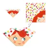 Djeco Origami Kedves arcok - Pretty faces