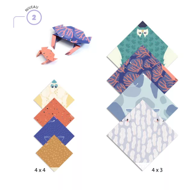Djeco Origami, Állati család