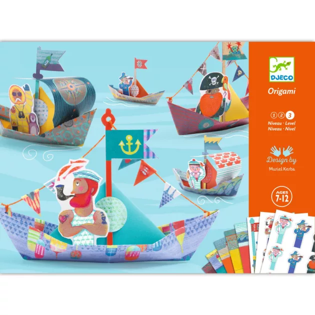 Djeco Origami Papírcsónak - Floating boats