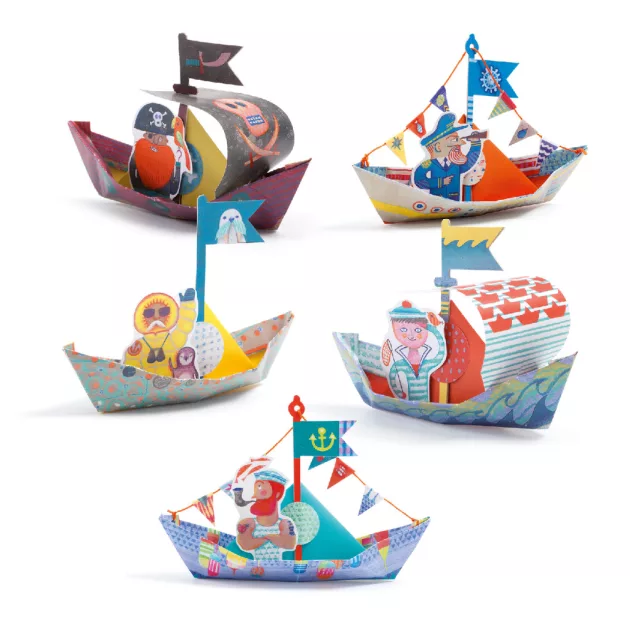 Djeco Origami Papírcsónak - Floating boats