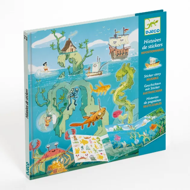 Djeco Design by Matricás meseszövés Kalandok a tengeren - Adventures at sea