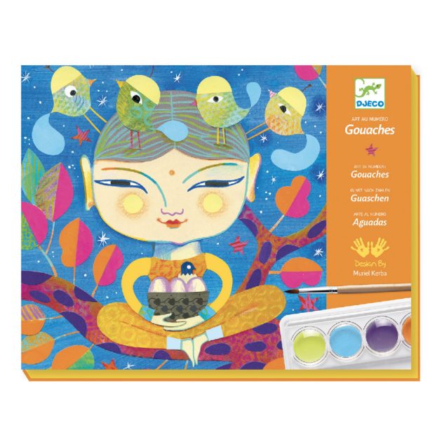 Djeco: Design by Művészeti műhely, festés - Indiai hangulat