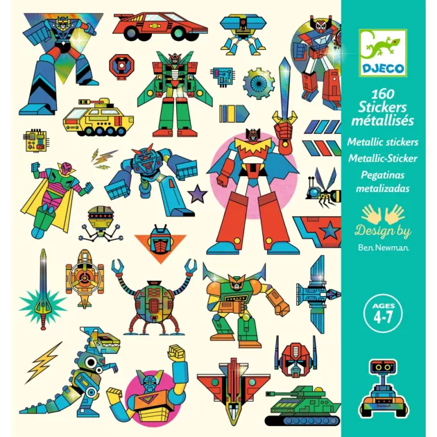 Djeco Matricák Robotok - Robots