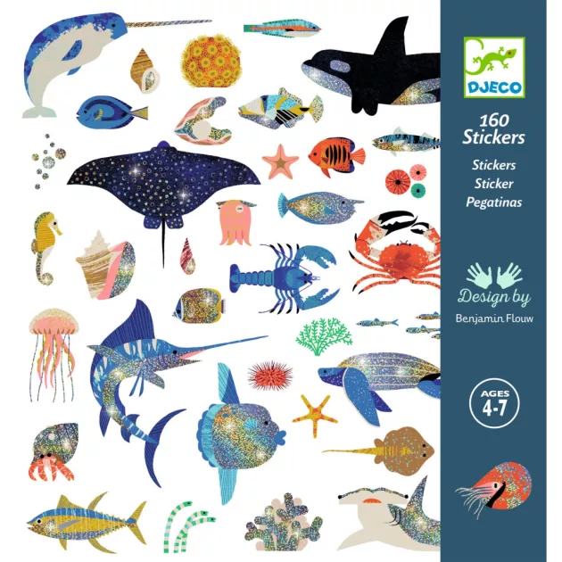 Djeco Design by Matricák Csillámló óceán - Ocean