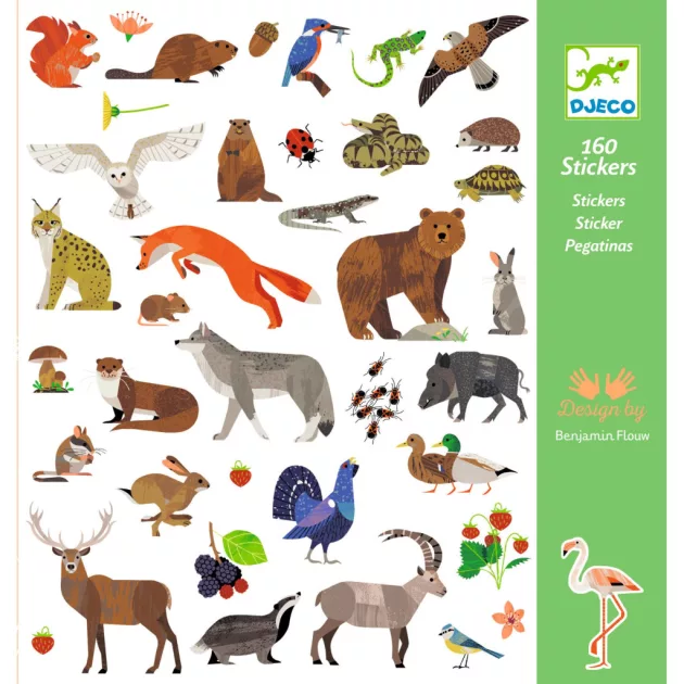 Djeco Matricák Állatvilág - Fauna