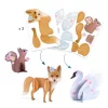Djeco Kreatív műhely 6 technika 1 dobozban Bájos bolyhos - Fluffy box