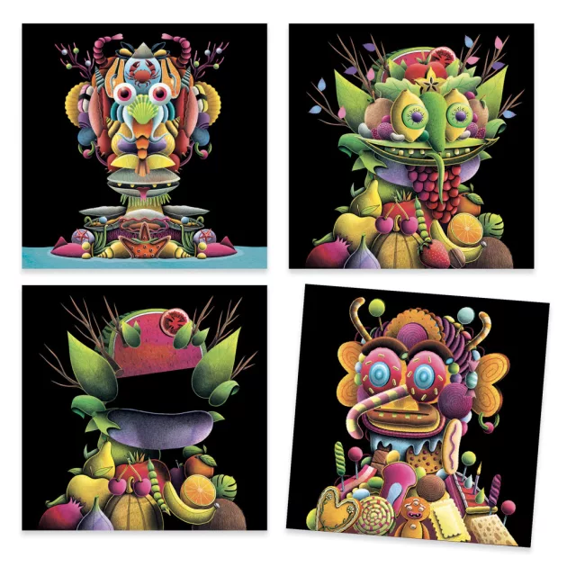 Djeco Művészeti műhely, Tavaszi zöldségek, Inspired by Giuseppe Arcimboldo