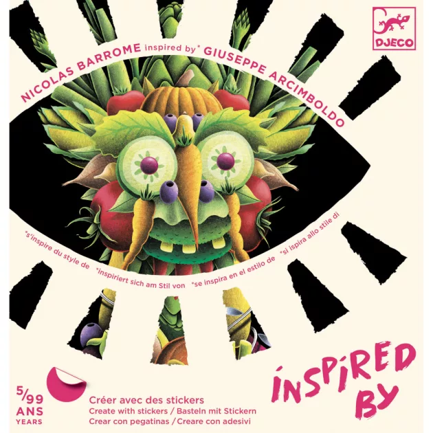 Djeco Művészeti műhely, Tavaszi zöldségek, Inspired by Giuseppe Arcimboldo