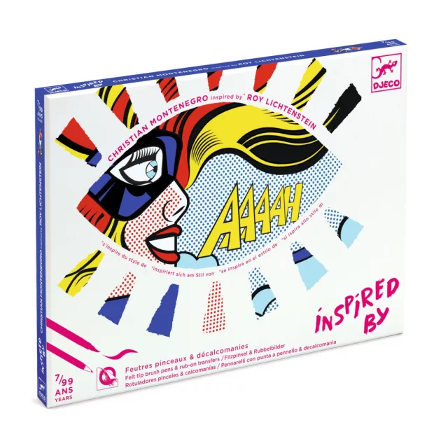 Djeco Művészeti műhely, Szuperhősök, Inspired by Roy Lichtenstein