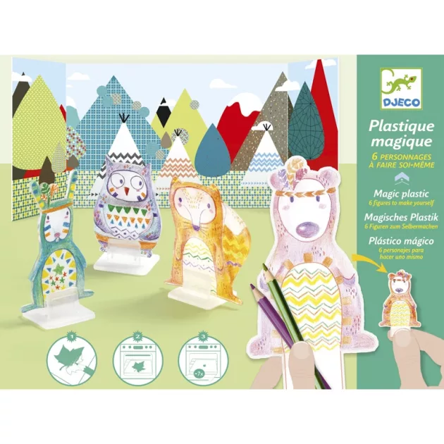 Djeco: Design by Magic plastic figura készítés - Vaumiau 