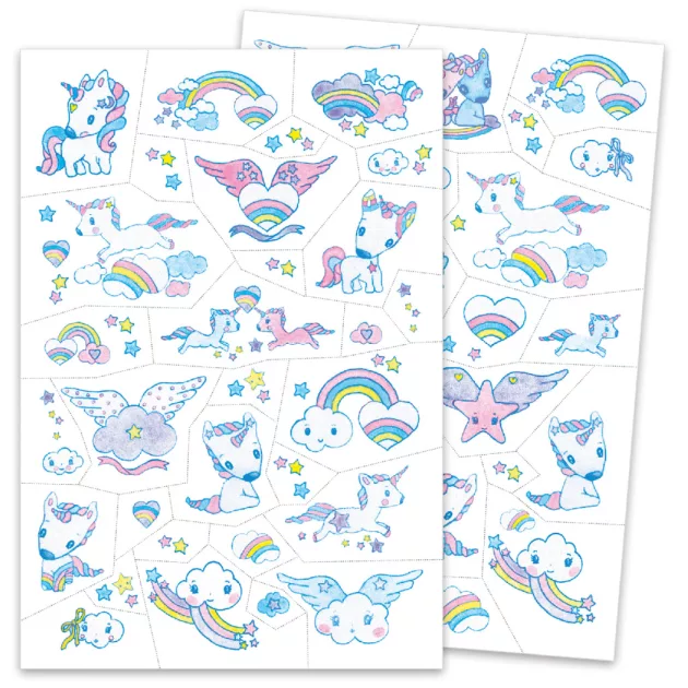 Djeco Design by Tetováló matricák Unikornisok - Unicorns