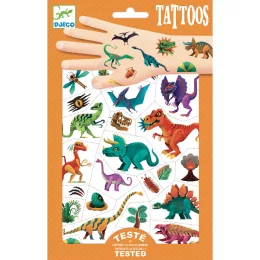Djeco Tetováló matricák Dínó klub - Dino club