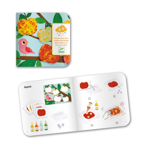 Djeco Festés üveggolyókkal - Kiskertemben