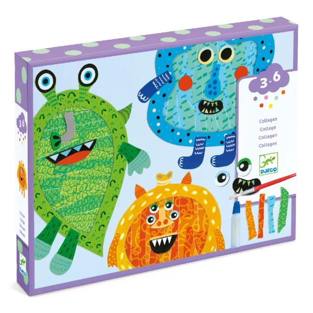 Djeco: Design by Tear and stick - Tépkedős ragasztós