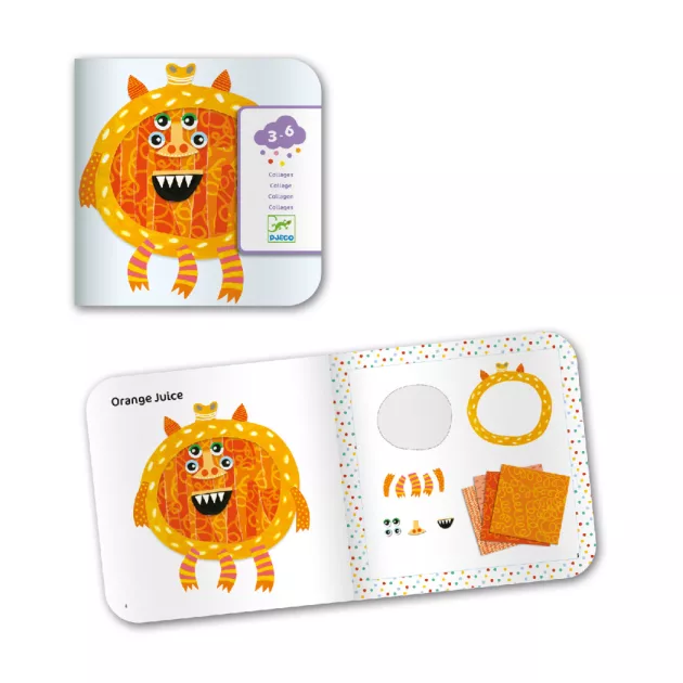 Djeco: Design by Tear and stick - Tépkedős ragasztós