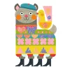 Djeco Design by Színezés sablonokkal Rendezetten vidám - Neat but fun