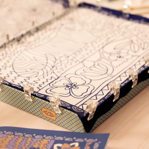 AGA Műterem 10 Selyem festés Tigrisek - Atelier 10 Silk Painting