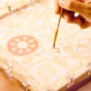 AGA Műterem 11 Selyem festés Mandalák - Atelier 11 Silk Painting