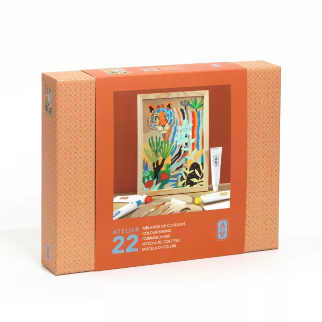 AGA Műterem 22 Színkeverés Tigris - Atelier 22 Colour Mixing